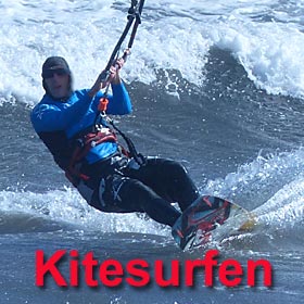 Kitesurfer in El Medano